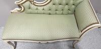 Small White Painted Chaise Lounge (4 of 4) Small White Painted Chaise Lounge (4 of 4)