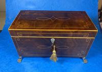 Regency Mahogany Twin Lidded Tea Caddy (10 of 17) Regency Mahogany Twin Lidded Tea Caddy (10 of 17)