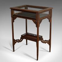 Antique Bijouterie Table, English, Walnut, Glass, Display, Edwardian c.1910 (9 of 12) Antique Bijouterie Table, English, Walnut, Glass, Display, Edwardian c.1910 (9 of 12)