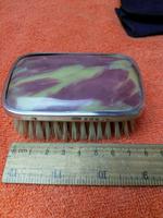 Sterling Silver Hallmarked Cased Purple & Yellow Small Brush 1928 W F H (6 of 10) Sterling Silver Hallmarked Cased Purple & Yellow Small Brush 1928 W F H (6 of 10)