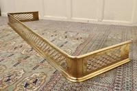 5ft Victorian Arts & Crafts Pierced Brass Fender (4 of 5) 5ft Victorian Arts & Crafts Pierced Brass Fender (4 of 5)