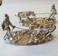 Victorian knife rests - gentleman coaxing a donkey over a stream - 1883 (7 of 11) Victorian knife rests - gentleman coaxing a donkey over a stream - 1883 (7 of 11)