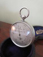Superb Antique Silver Pocket Barometer & Case (3 of 8) Superb Antique Silver Pocket Barometer & Case (3 of 8)