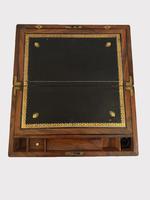 Antique Victorian Quality Burr Walnut Brass Bound Writing Box (5 of 8) Antique Victorian Quality Burr Walnut Brass Bound Writing Box (5 of 8)
