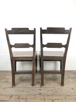 Pair of Welsh Oak Bar Back Farmhouse Chairs (3 of 15) Pair of Welsh Oak Bar Back Farmhouse Chairs (3 of 15)
