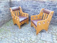Pair of Arts & Crafts Chairs - Goodyers (8 of 9) Pair of Arts & Crafts Chairs - Goodyers (8 of 9)