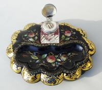 Antique Papier Mache Ink Stand 19th Century (4 of 7) Antique Papier Mache Ink Stand 19th Century (4 of 7)
