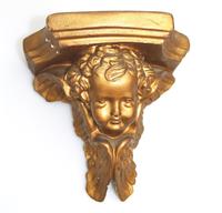 A Good Pair (2x) of Vintage Gilded Plaster Corbel Shelf Brackets C.1960 (3 of 15) A Good Pair (2x) of Vintage Gilded Plaster Corbel Shelf Brackets C.1960 (3 of 15)