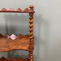 Fine Quality Small Victorian Figured Walnut Antique Whatnot (2 of 5) Fine Quality Small Victorian Figured Walnut Antique Whatnot (2 of 5)