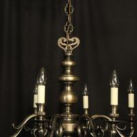 French Silver Plated 8 Light Mid 20th Century Chandelier (5 of 10) French Silver Plated 8 Light Mid 20th Century Chandelier (5 of 10)