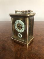 Quality Antique Victorian French Brass Carriage Clock (2 of 7) Quality Antique Victorian French Brass Carriage Clock (2 of 7)