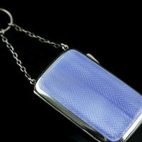 Antique Solid Silver Blue Enamel Guilloche Cigarette Case - Robert Chandler 1916 (13 of 15) Antique Solid Silver Blue Enamel Guilloche Cigarette Case - Robert Chandler 1916 (13 of 15)