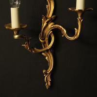French Pair Of Gilded Bronze Antique Wall Lights (6 of 10) French Pair Of Gilded Bronze Antique Wall Lights (6 of 10)