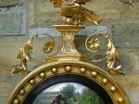 Outstanding Regency Giltwood Mirror With Eagle Crest (10 of 10) Outstanding Regency Giltwood Mirror With Eagle Crest (10 of 10)