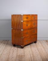 19th Century Mahogany Campaign Chest with Inset Brass Handles (3 of 10) 19th Century Mahogany Campaign Chest with Inset Brass Handles (3 of 10)
