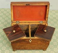 Antique Rosewood Tea Caddy (10 of 15) Antique Rosewood Tea Caddy (10 of 15)