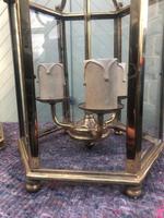 Pair English Glazed Brass Lanterns (5 of 9) Pair English Glazed Brass Lanterns (5 of 9)