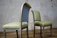 Pair of French Painted Louis XVI Style Side Chairs (8 of 12) Pair of French Painted Louis XVI Style Side Chairs (8 of 12)