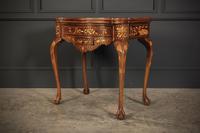 Pair of Dutch Marquetry Inlaid Serpentine Card Tables (3 of 18) Pair of Dutch Marquetry Inlaid Serpentine Card Tables (3 of 18)
