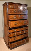 George II Veneered Walnut Chest on Chest Tallboy (5 of 11) George II Veneered Walnut Chest on Chest Tallboy (5 of 11)