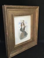 Victorian Watercolour of a Young Lady. (2 of 9) Victorian Watercolour of a Young Lady. (2 of 9)