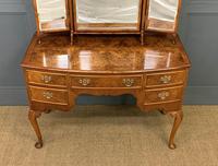 Burr Walnut Bow Fronted Dressing Table (13 of 19) Burr Walnut Bow Fronted Dressing Table (13 of 19)