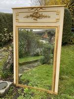 French Painted & Gilded Trumeau Mirror (2 of 6) French Painted & Gilded Trumeau Mirror (2 of 6)