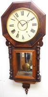 Impressive Victorian American Drop Dial Wall Clock 8 Day Movement Inlaid Case (4 of 14) Impressive Victorian American Drop Dial Wall Clock 8 Day Movement Inlaid Case (4 of 14)