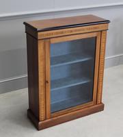 19th Century Walnut & Banded Display Bookcase (6 of 7) 19th Century Walnut & Banded Display Bookcase (6 of 7)