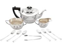 Sterling Silver Three Piece Tea Service - Boxed - Antique Victorian 1894 (2 of 19) Sterling Silver Three Piece Tea Service - Boxed - Antique Victorian 1894 (2 of 19)