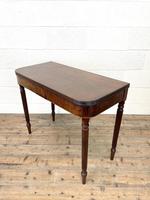 19th Century Mahogany & Boxwood Fold Over Table (5 of 10) 19th Century Mahogany & Boxwood Fold Over Table (5 of 10)