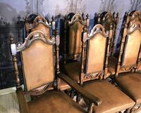 Quality Set of Eight Carolean Style Oak Dining Chairs (10 of 22) Quality Set of Eight Carolean Style Oak Dining Chairs (10 of 22)