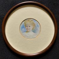 Albany E Howarth ARE Miniature Watercolour Portrait Painting of Little Girl (2 of 11) Albany E Howarth ARE Miniature Watercolour Portrait Painting of Little Girl (2 of 11)