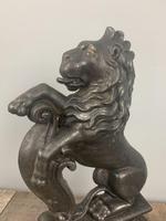 Victorian Cast Iron Lion Rampant Doorstop In Original Condition; Door Stop; Door Porter (7 of 7) Victorian Cast Iron Lion Rampant Doorstop In Original Condition; Door Stop; Door Porter (7 of 7)
