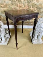 19th Century Carved Mahogany Occasional Table (4 of 7) 19th Century Carved Mahogany Occasional Table (4 of 7)
