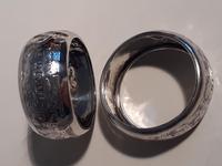 Pair of Silver Napkin Rings, Hallmarked Birmingham 1900 (2 of 3) Pair of Silver Napkin Rings, Hallmarked Birmingham 1900 (2 of 3)