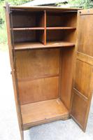 1960's 2 Door Oak Wardrobe with Linen Fold (2 of 4) 1960's 2 Door Oak Wardrobe with Linen Fold (2 of 4)