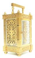 Fantastic French 8-day Fleur De Lis Decorated Panel 8-day Carriage Clock Timepiece c1890 (9 of 10) Fantastic French 8-day Fleur De Lis Decorated Panel 8-day Carriage Clock Timepiece c1890 (9 of 10)