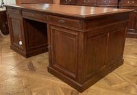 Important French Pedestal Desk from 19th Century in Oak (10 of 13) Important French Pedestal Desk from 19th Century in Oak (10 of 13)