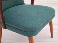 Danish Armchair, completely renovated, wool, teak, 1960s (2 of 16) Danish Armchair, completely renovated, wool, teak, 1960s (2 of 16)