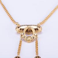 Antique Victorian Enamel 15 Carat Gold Tassel Necklace c.1860 (3 of 5) Antique Victorian Enamel 15 Carat Gold Tassel Necklace c.1860 (3 of 5)