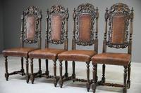 4 Carved Oak Dining Chairs (2 of 13) 4 Carved Oak Dining Chairs (2 of 13)