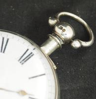 Antique Silver Pair Case Pocket Watch Fusee Verge Escapement Key Wind Enamel Dial Richardson London (13 of 13) Antique Silver Pair Case Pocket Watch Fusee Verge Escapement Key Wind Enamel Dial Richardson London (13 of 13)