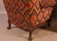 Very Good Pair of Wing Armchairs in the style of George II (5 of 15) Very Good Pair of Wing Armchairs in the style of George II (5 of 15)