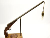19th Century Long Hexagon Barreled Pistol Converted to a Lamp (3 of 18) 19th Century Long Hexagon Barreled Pistol Converted to a Lamp (3 of 18)