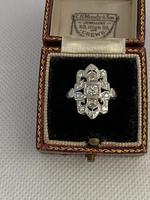 Art Nouveau 18ct White Gold Diamond Ring .88ct (4 of 8) Art Nouveau 18ct White Gold Diamond Ring .88ct (4 of 8)