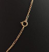Antique 9ct Gold Figaro Link Chain Necklace (8 of 8) Antique 9ct Gold Figaro Link Chain Necklace (8 of 8)