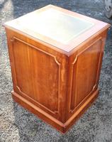1960's Yew Wood Filing Cabinet with Green Leather Top (4 of 4) 1960's Yew Wood Filing Cabinet with Green Leather Top (4 of 4)