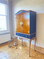 Vintage Burr Walnut Louis XV Style Drinks Cabinet (3 of 12) Vintage Burr Walnut Louis XV Style Drinks Cabinet (3 of 12)
