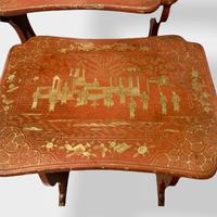 Crutsy Nest of 4 Chinese Red Lacquered Tables (8 of 13) Crutsy Nest of 4 Chinese Red Lacquered Tables (8 of 13)